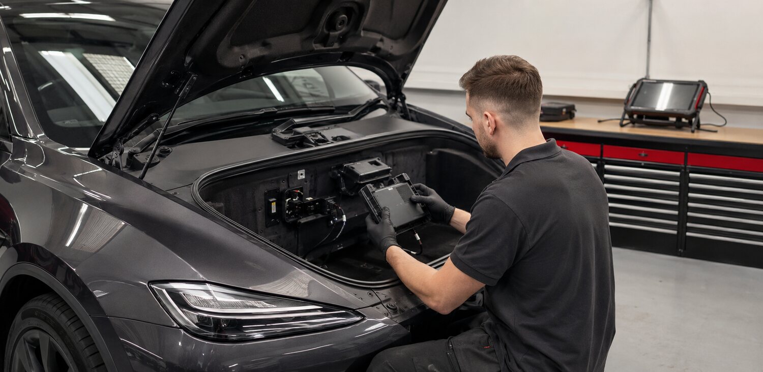 Fitting a STEINBAUER electric vehicle solution